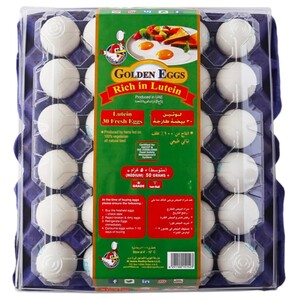 Al Jazira Eggs Lutein Golden & White 30Pcs