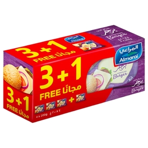 Almarai Cheese Slices Burger 200G X 4 3 + 1 Free