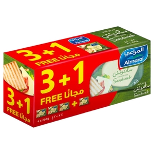 Almarai Cheese Slices Sandwich 200G X 4 3 + 1 Free