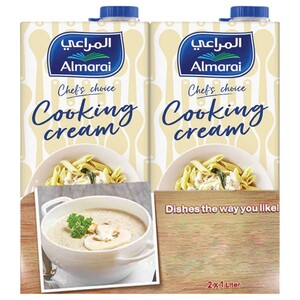 Almarai Cooking Cream Full Fat 1L X2