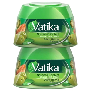 Dabur Vatika Hair Cream Almond & Henna 140Ml X 2