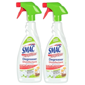 Smac Degreaser Disinfectant Spray 650Ml X2