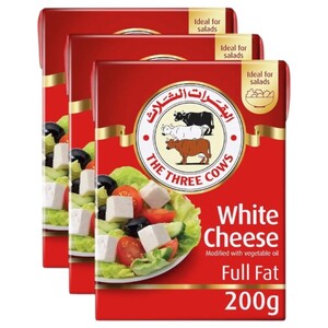 The Three Cows White Cheese 200G X3