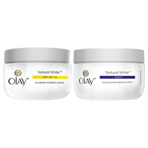 Olay Natural White Day Cream 50G + Night 50G