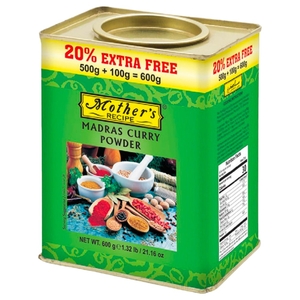 Mother's Recipe Madras Curry Powder 500G + 20% Extra
