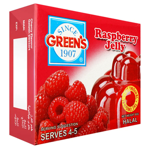 Green's Jelly Raspberry 80G