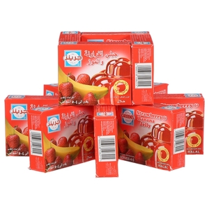 Greens Jelly Strawberry & Banana 80G X 12