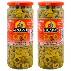 Figaro Green Olives Sliced 230G