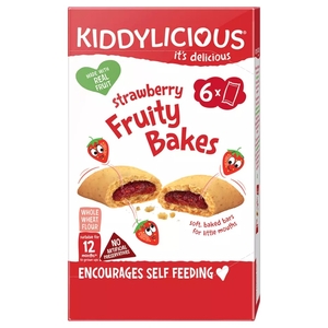 Kiddylicious Strawberry Fruity Bakes 132G