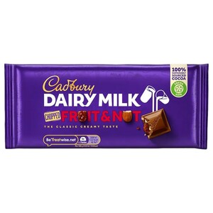 Cadbury Dairy Milk Choped Fruit And Nut 95G