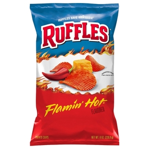Ruffles Potato Chips Flamin Hot 185G