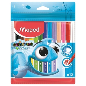 Maped Color Peps Felt Tip Ocean 12Pcs Md845720