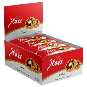 Elegance Stars Biscuits White Chocolate 33.96G X24