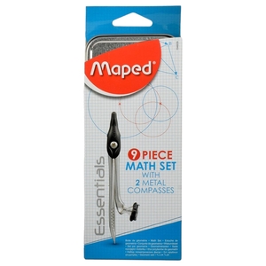 Maped Maths Set Essentials Geometry 9Pcs Md194609