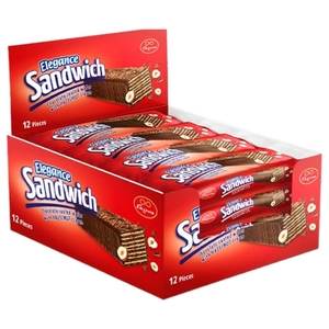 Elegance Sandwich Hazelnut Cream 50G X12