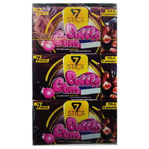 7 Stick Bubble Gum Cola 14.5G X24