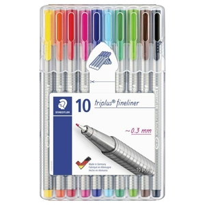Staedtler Triplus Fineline R-334-Sb10clr