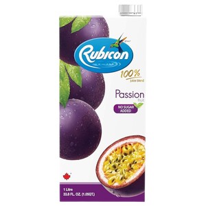 Rubicon Passion Fruit No Added Sugar Fruit Drink 1L