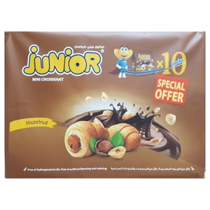 Junior Mini Croissant Hazelnut 32G X 10