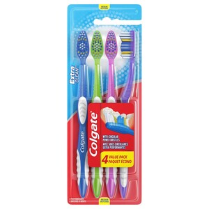 Colgate Toothbrush Extra Clean Medium 4 Pieces