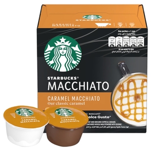 Starbucks Caramel Macchiato By Nescafé Dolce Gusto Coffee 12 Pieces 127.8G