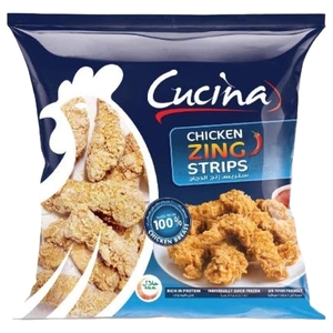 Cucina Chicken Zing Strips 800G