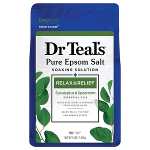 Dr Teal's Bath Salt Eucalyptus & Spearmint 1.36Kg