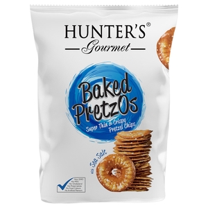 Hunter's Gourmet Baked Pretzos With Sea Salt 180G
