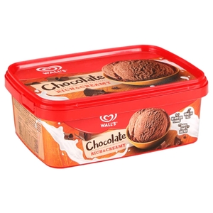 Wall's Ice Cream Chocolate Rich & Creamy 1L