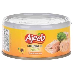 Ajeeb Skip Jack Tuna In Sunflower Oil 170G
