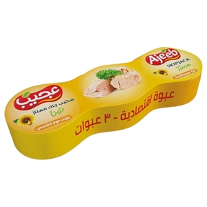 Ajeeb Skip Jack Tuna In Sunflower Oil 170G X3