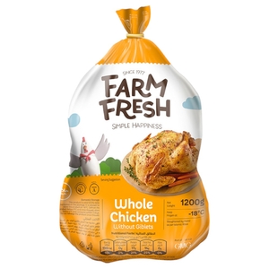 Farm Fresh Whole Chicken 1200G