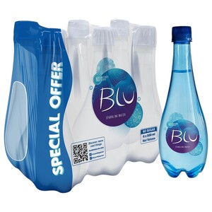 Blu Sparkling Water Plain 500Ml X6
