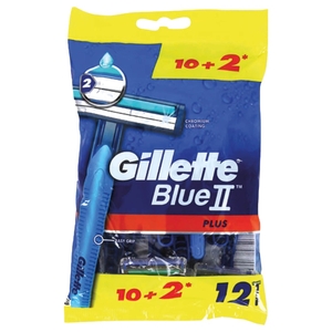 Gillet Blue2 Plus Disposable Razor 12 Pieces