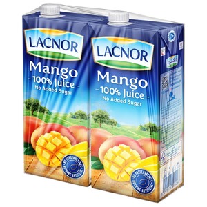 Lacnor Juice Mango 1L X2