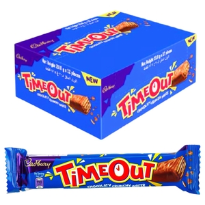 Cadbury Timeout Chocolate Wafer 20.8G X12