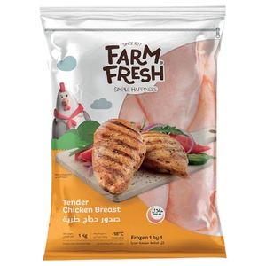 Farm Fresh Tender Chicken Breast 1Kg
