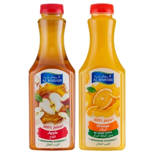 Al Rawabi Orange + Apple Juice 1.5L