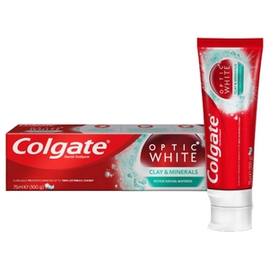 Colgate Toothpaste Optic White Clay & Minerals 75Ml