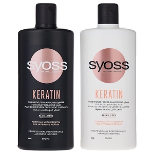 Syoss Shampoo Keratin 500Ml + Conditioner 500Ml