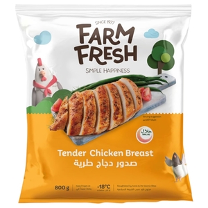 Farm Fresh Frozen Tender Chicken Breast 800G