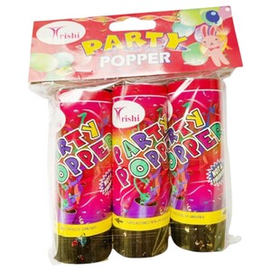 Trishi Party Popper 11Cm 3 Pieces