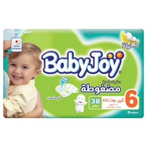Baby Joy Diaper Size 6 16-25 Junior Xxl 38 Pieces