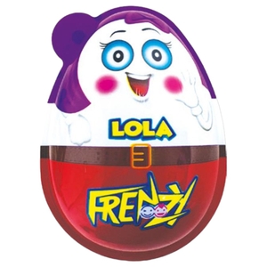 Frenzy Egg Chocolate Lollipop 63G