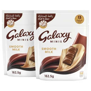 Galaxy Chocolate Milk Minis 162.5G X 2