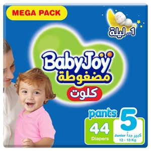 Baby Joy Diaper Pant Size 5 Junior 12-18Kg 44 Pieces
