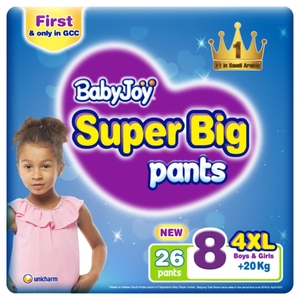 Baby Joy Diaper Pant Size 8 20Kg+ 4Xl 26 Pieces