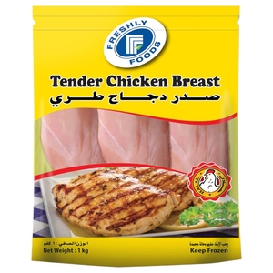 Freshly Foods Frozen Tender Chicken Breast Individually Quick Frozen 1Kg