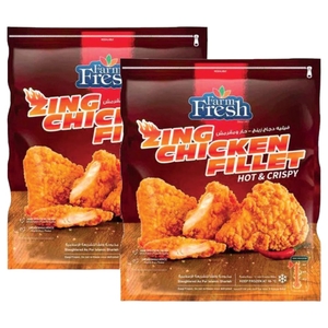 Farm Fresh Zing Chicken Strips Spicy 420G X 2