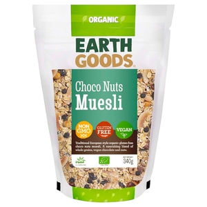 Earth Goods Organic Chocolate Nuts Muesli 340G